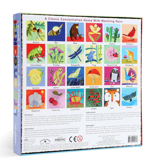 game - memory + matching - life on earth by eeboo
