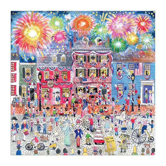 puzzle - 500 piece foil - celebrate the usa by chronicle books