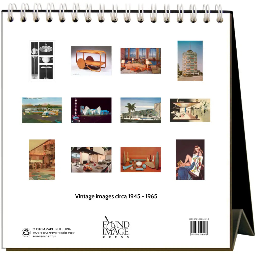 desk easel calendar - 2026 - found image by found image
