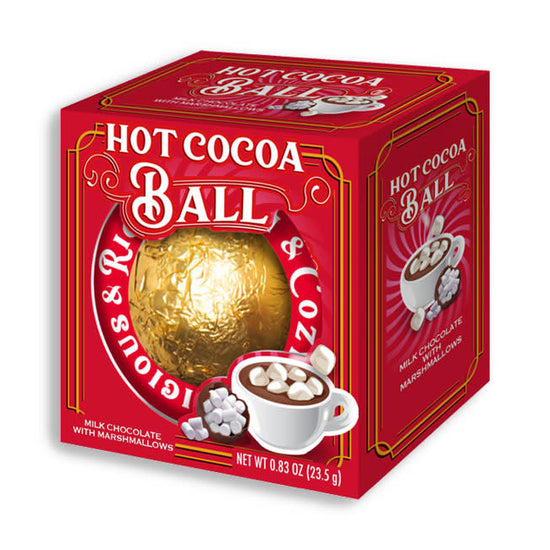 candy - hot cocoa ball - milk chocolate w/marshmallow by redstone foods inc