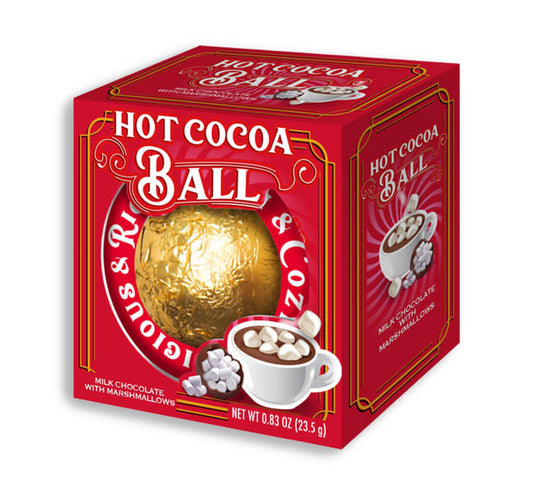 candy - hot cocoa ball - milk chocolate w/marshmallow by redstone foods inc