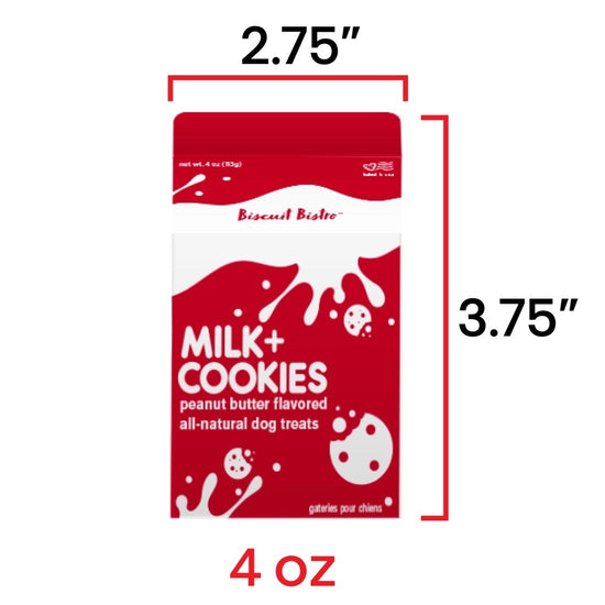 dog treats - pb milk & cookies by spunky pup bakery