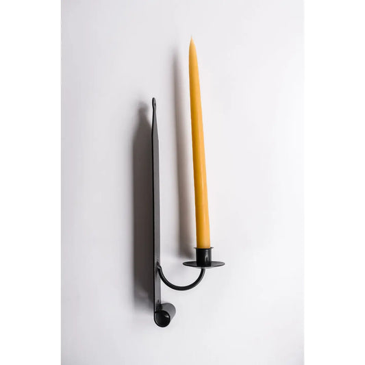 sconce - candle - wrought iron - 14" tall by millstream home
