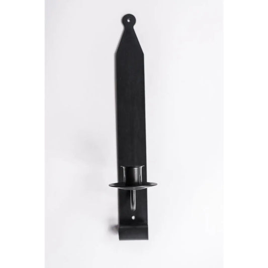 sconce - candle - wrought iron - 14" tall by millstream home