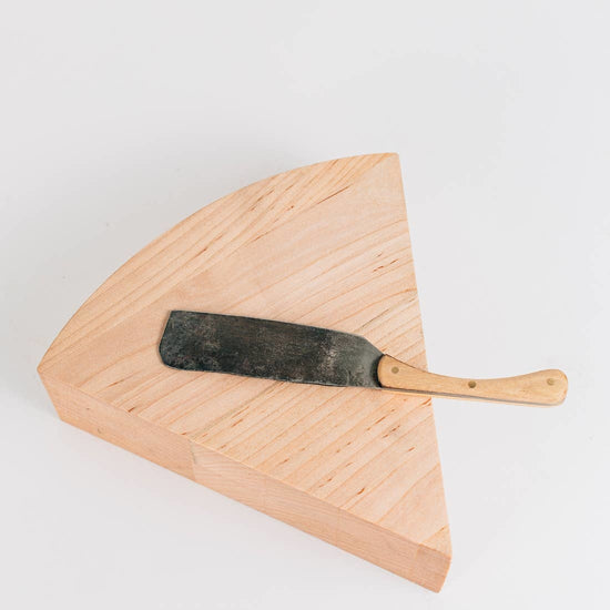 cheese block + hand-forged knife by millstream home
