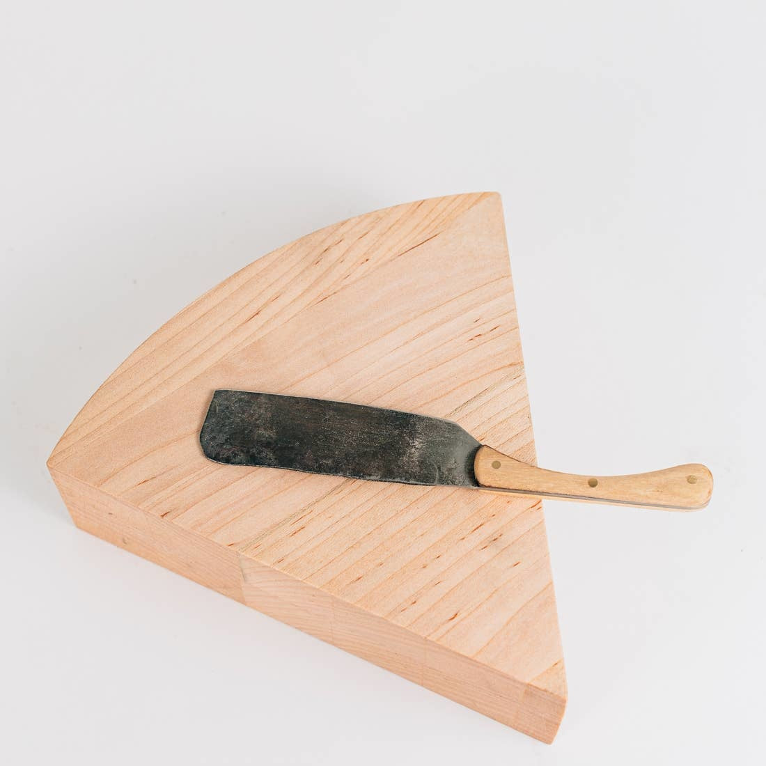cheese block + hand-forged knife by millstream home