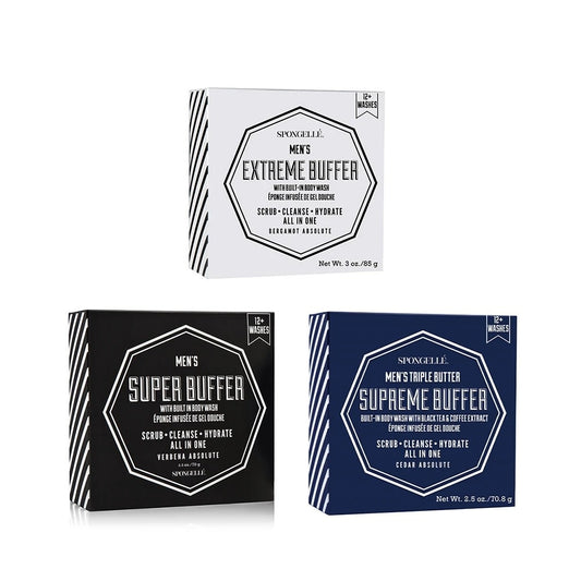 men's buffer - body wash infused by spongelle llc