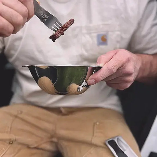 utensil - fork & knife set - mini mess kit by lucky jack