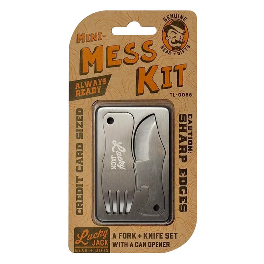 utensil - fork & knife set - mini mess kit by lucky jack