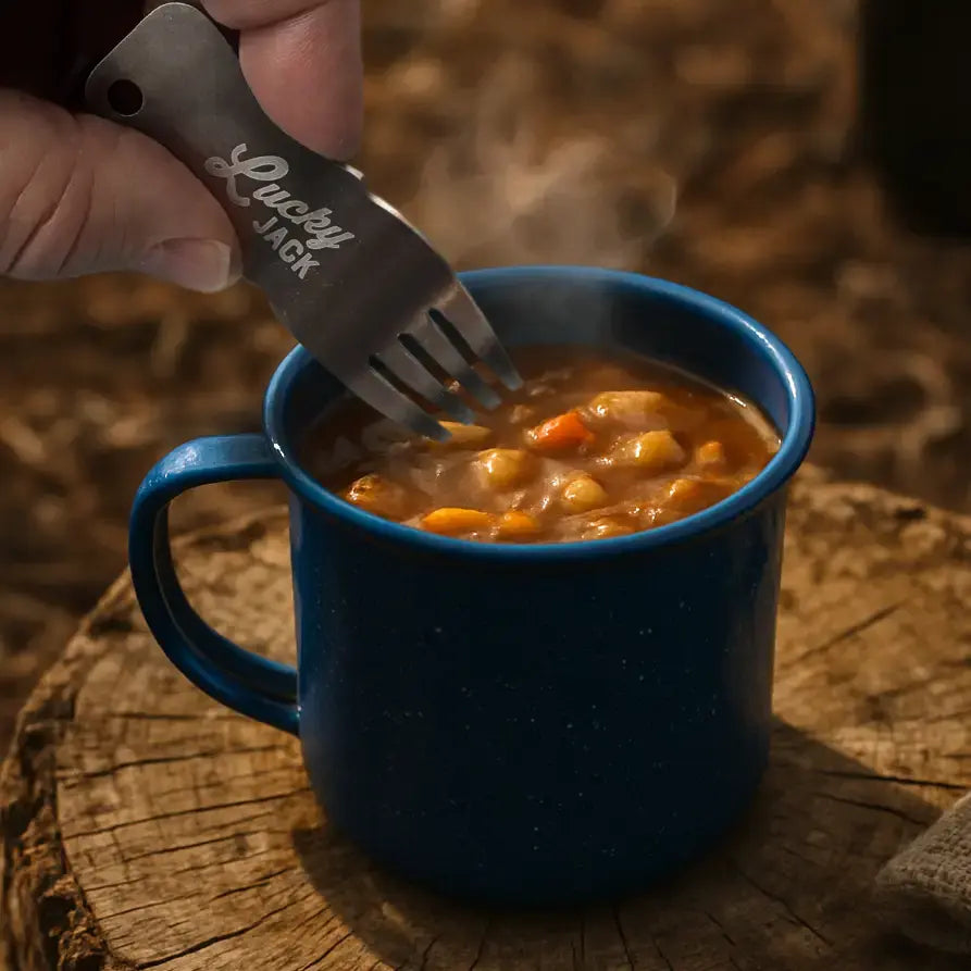 utensil - fork & knife set - mini mess kit by lucky jack