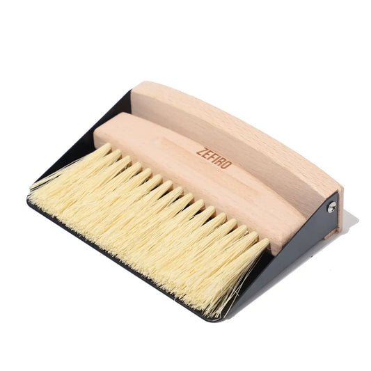 dust pan + broom - mini - beechwood by zefiro