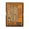 multi-tool - mini wallet - 10-in-1 credit card sized by lucky jack