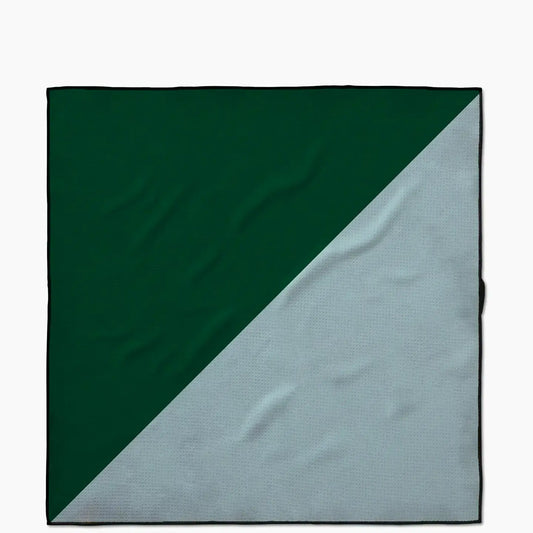 dog towel - microfiber - minted oasis green/turquoise by geometry house