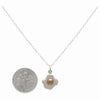 necklace - mixed metal - fried egg by nina designs