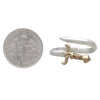 ring - adjustable sword bypass - sterling & bronze by nina designs