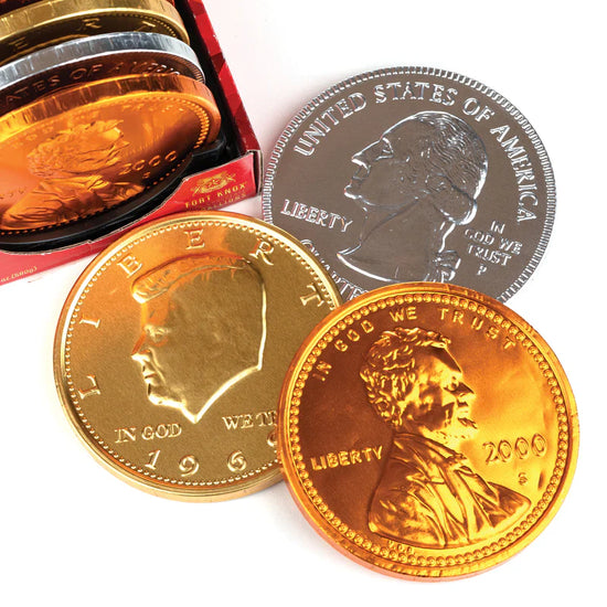 candy - fort knox giant medallion - milk chocolate by redstone foods inc