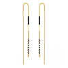 earrings - miyuki seed bead threader by amano studio