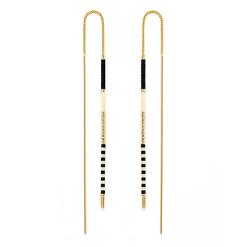 earrings - miyuki seed bead threader by amano studio