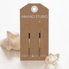 earrings - miyuki seed bead threader by amano studio