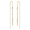 earrings - miyuki seed bead threader by amano studio