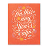 Card | Birthday | On This Day Years Ago