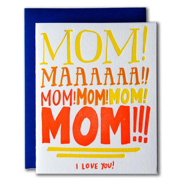 card - mom yelling by ladyfingers letterpress