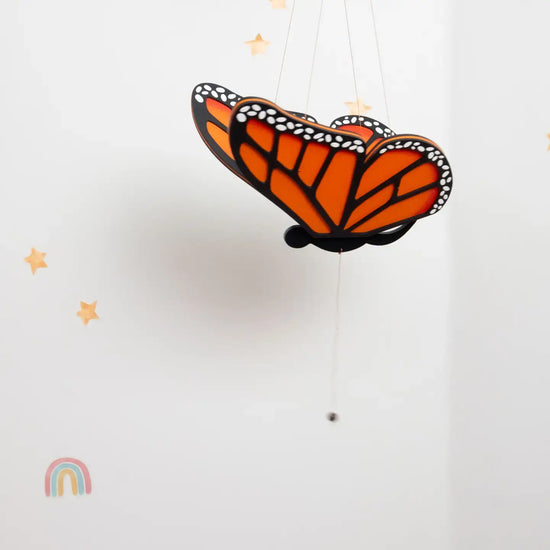mobile - flying monarch butterfly by tulia's artisan gallery