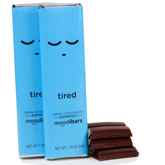 candy - moodibars - tired - dark chocolate espresso by redstone foods inc