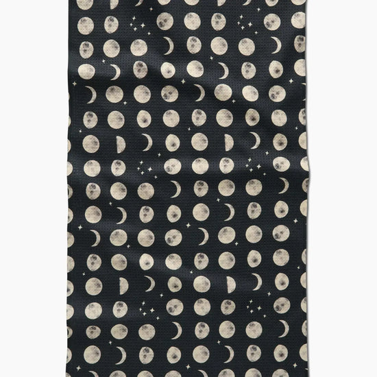 tea towel - microfiber - moon dots by geometry house