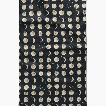 tea towel - microfiber - moon dots by geometry house