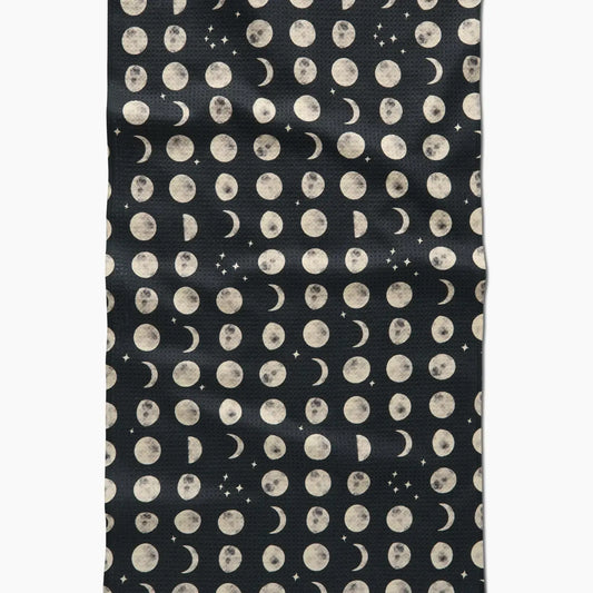 tea towel - microfiber - moon dots by geometry house