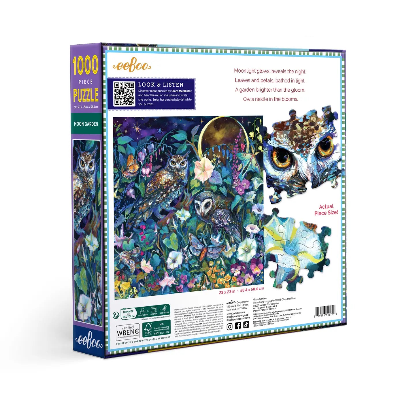 puzzle - 1000-piece - moon garden by eeboo