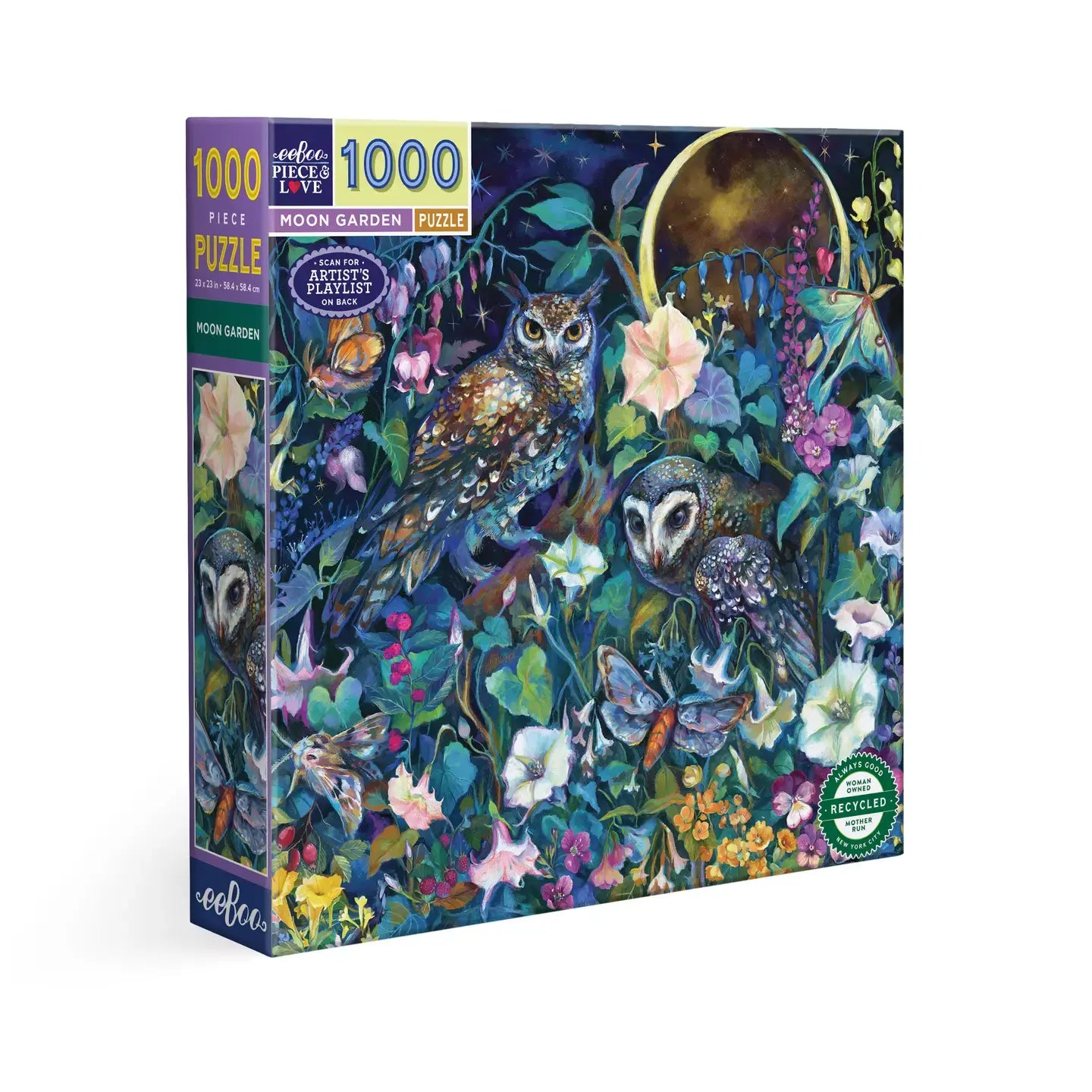 puzzle - 1000-piece - moon garden by eeboo