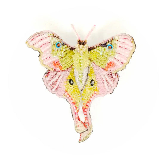 brooch pin - moon moth by trovelore