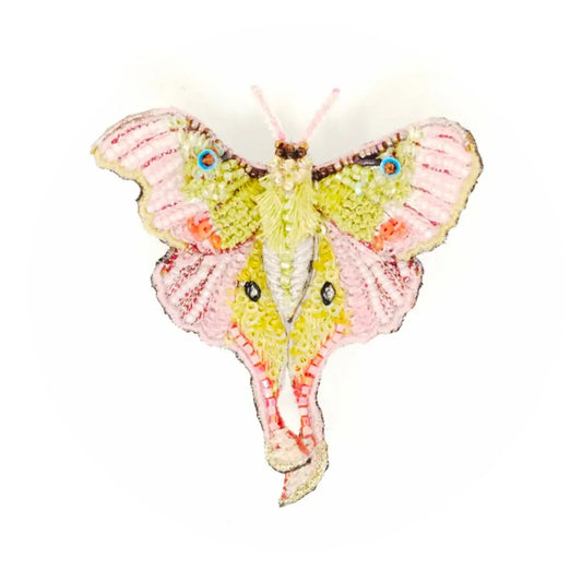brooch pin - moon moth by trovelore