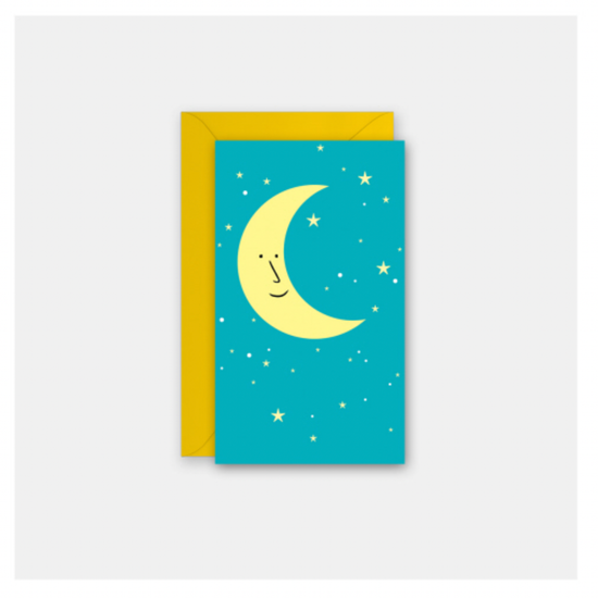 enclosure card - moon & stars by rock scissor paper