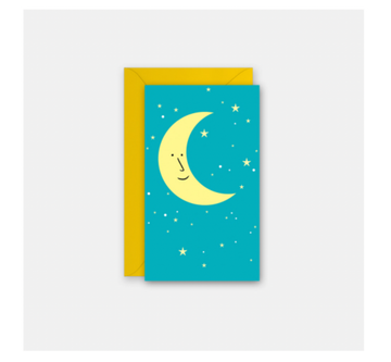 enclosure card - moon & stars by rock scissor paper
