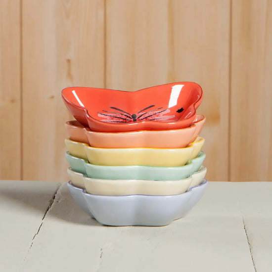 pinch bowl - butterfly-shaped - single (assorted) by now designs