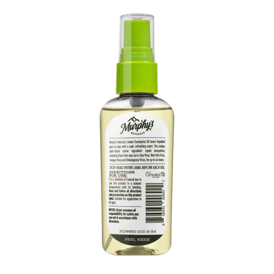 repellent spray - mosquito & tick - lemon eucalyptus oil by murphy's naturals