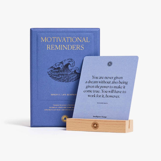 card set - motivational reminders - mindful life quotes by intelligent change