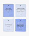 card set - motivational reminders - mindful life quotes by intelligent change