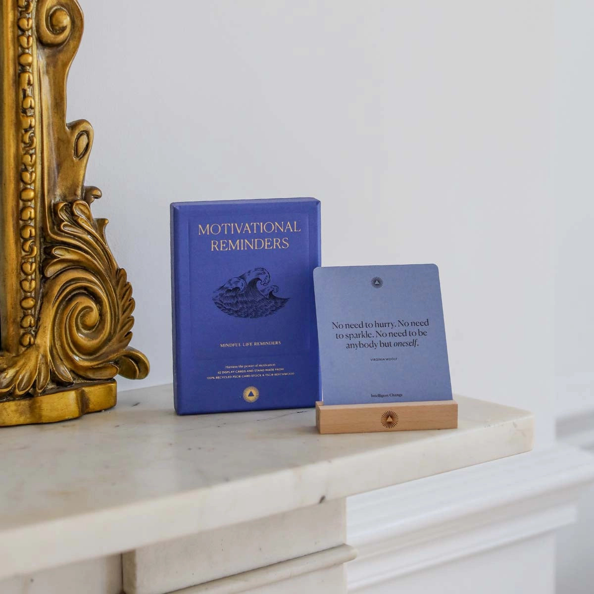 card set - motivational reminders - mindful life quotes by intelligent change