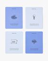 card set - motivational reminders - mindful life quotes by intelligent change