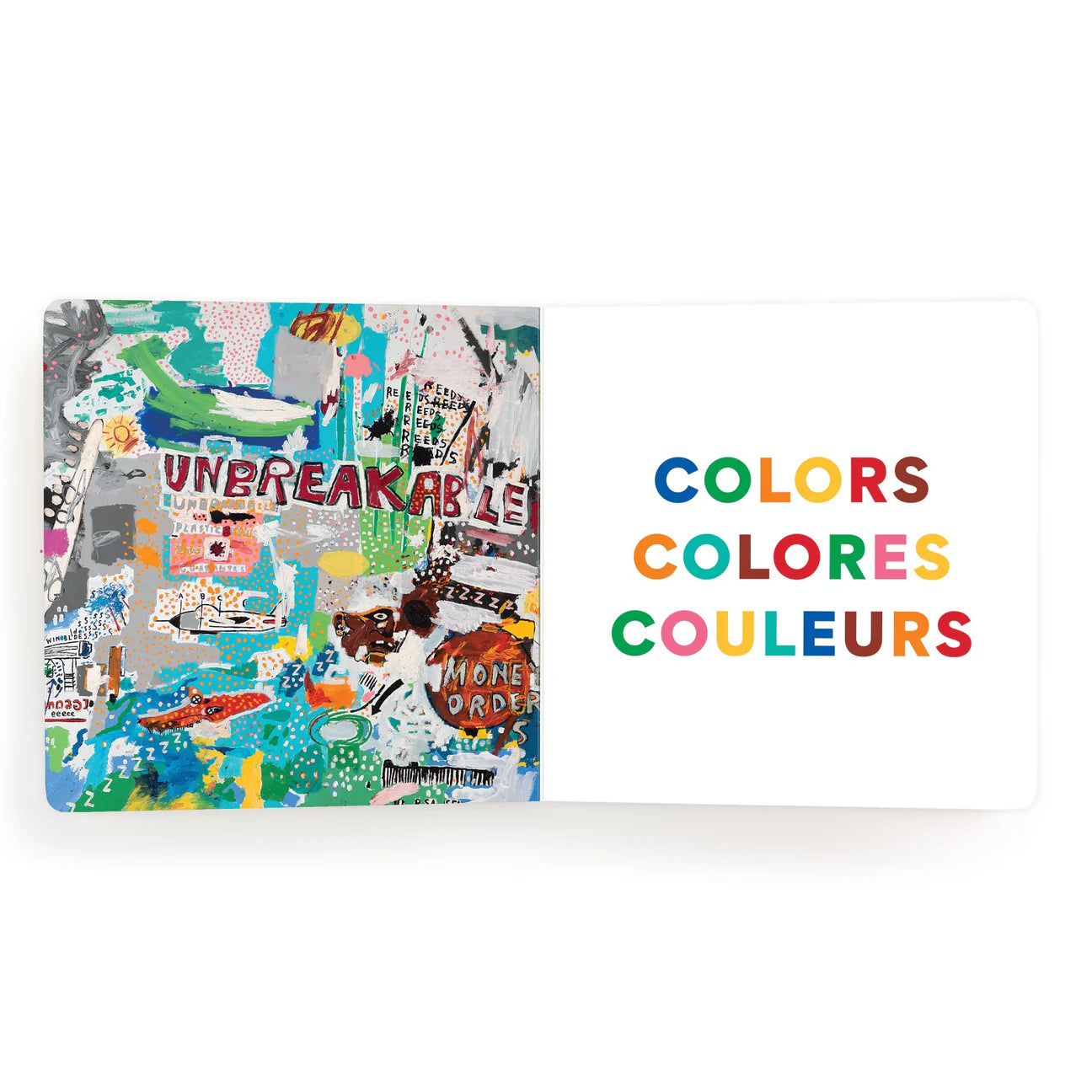board book - basquiat colors by chronicle books
