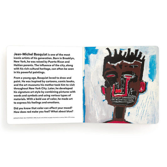board book - basquiat colors by chronicle books