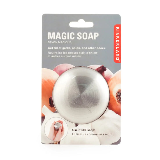 tool - stainless steel bar - magic soap by kikkerland
