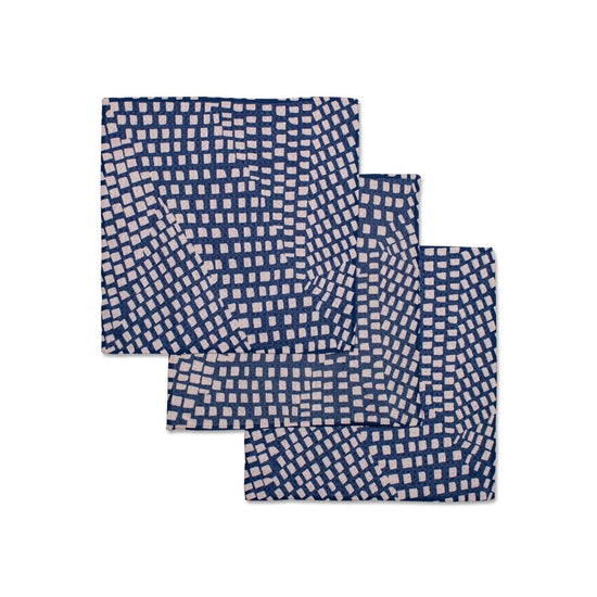 microfiber dishcloth set - pink shells by geometry house