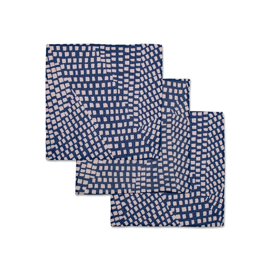microfiber dishcloth set - pink shells by geometry house