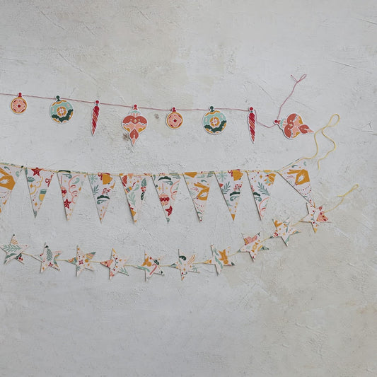 garland - paper ornaments by creative co-op