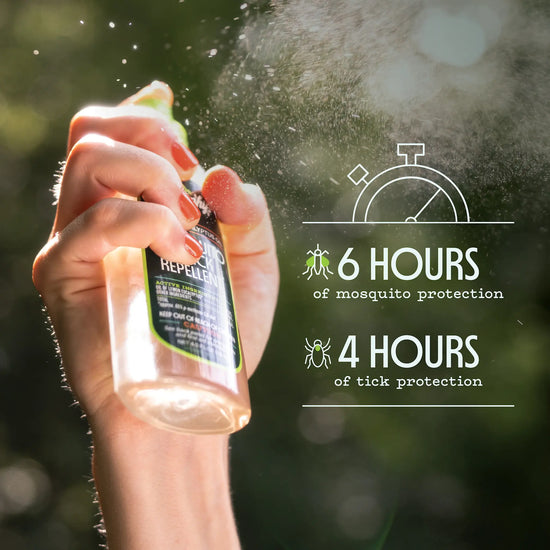 repellent spray - mosquito & tick - lemon eucalyptus oil by murphy's naturals